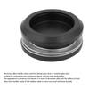 Black Aluminum Alloy Round Glass Sliding Door Handle Furniture Pulls Cabinet Knob