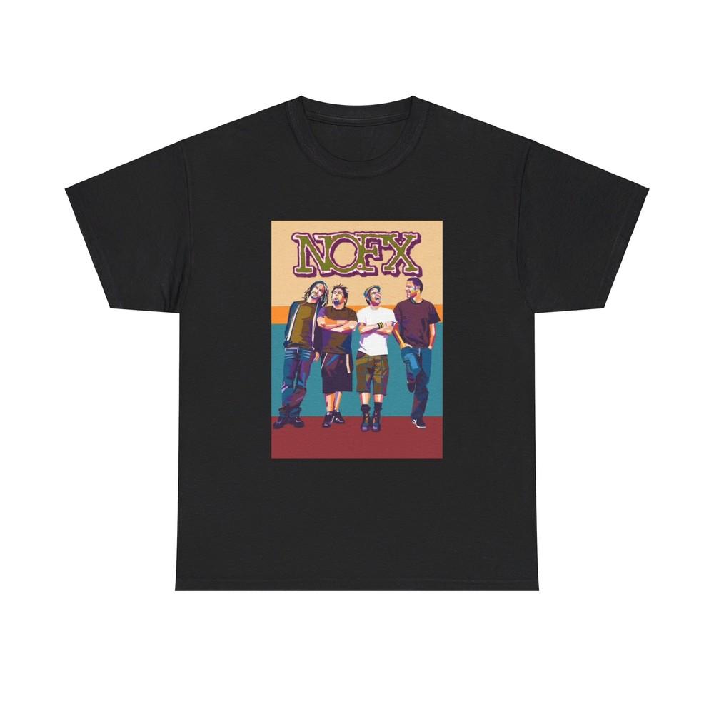 NOFX Tshirt punk pop vintage art graphic retro Unisex Heavy Cotton Tee Unisex T-Shirt XXXXL