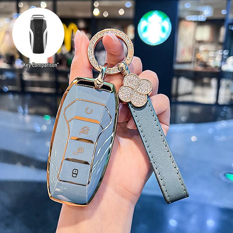 BYD Key Case for Song PLUS/Tang DM/E9 2019/Pro DMi - Female Key Shell & Buckle