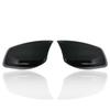 For BMW 5 Series E60 E61 E63 E64 2004-2007 Mirror Lamp Housing Glossy Black Carbon Pattern