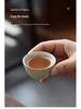 Compact Ru Kiln Travel Tea Set: Portable Quick-Brew Teapot & Teacups for One
