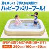 Large Swimming Pool Family Pool To Make Kids For Home Use 250 X 160 X 50 Happy Smile Children, (Greige, Cm)