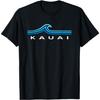 Kauai Hawaii Waves Vintage Mens Womens Girls Boys Souvenir T-Shirt