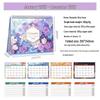 2026 Creative Desktop Calendar Planner: Self-Discipline Check-in, Customizable Ornament Schedule Book