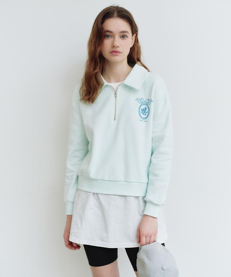Свитшот на молнии с логотипом Marie Claire (Mafats02Mlg) Lg (Light Gray) / 38 (55)