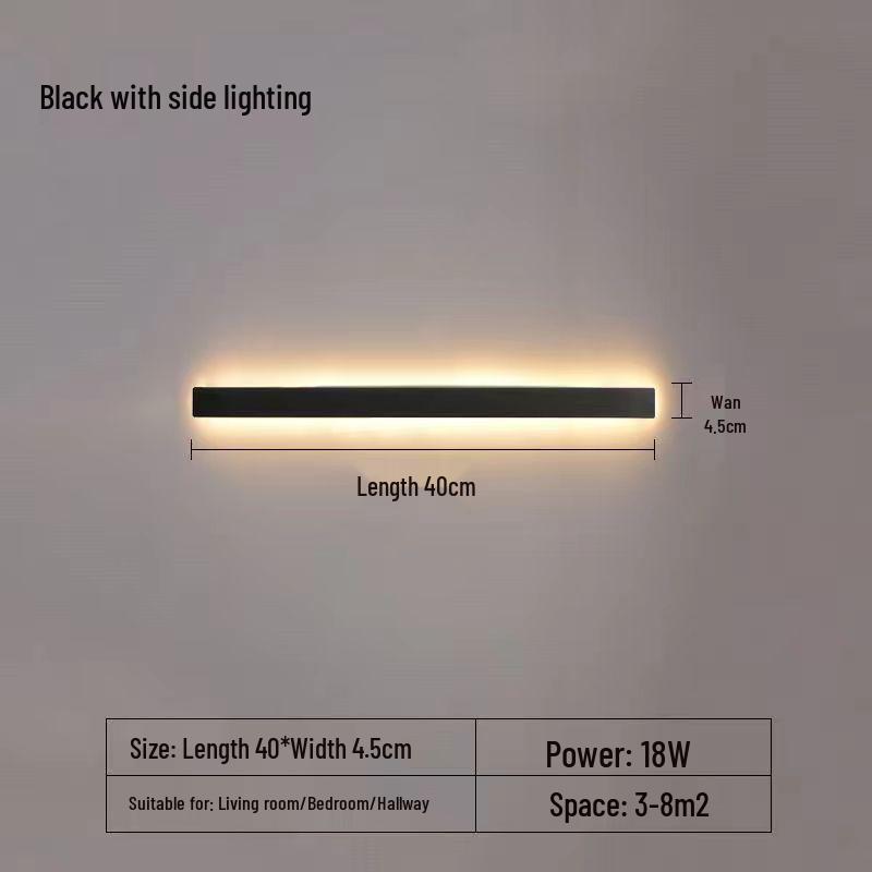 Modern Minimalist Wall Lamp for Bedroom, Living Room, or Hallway