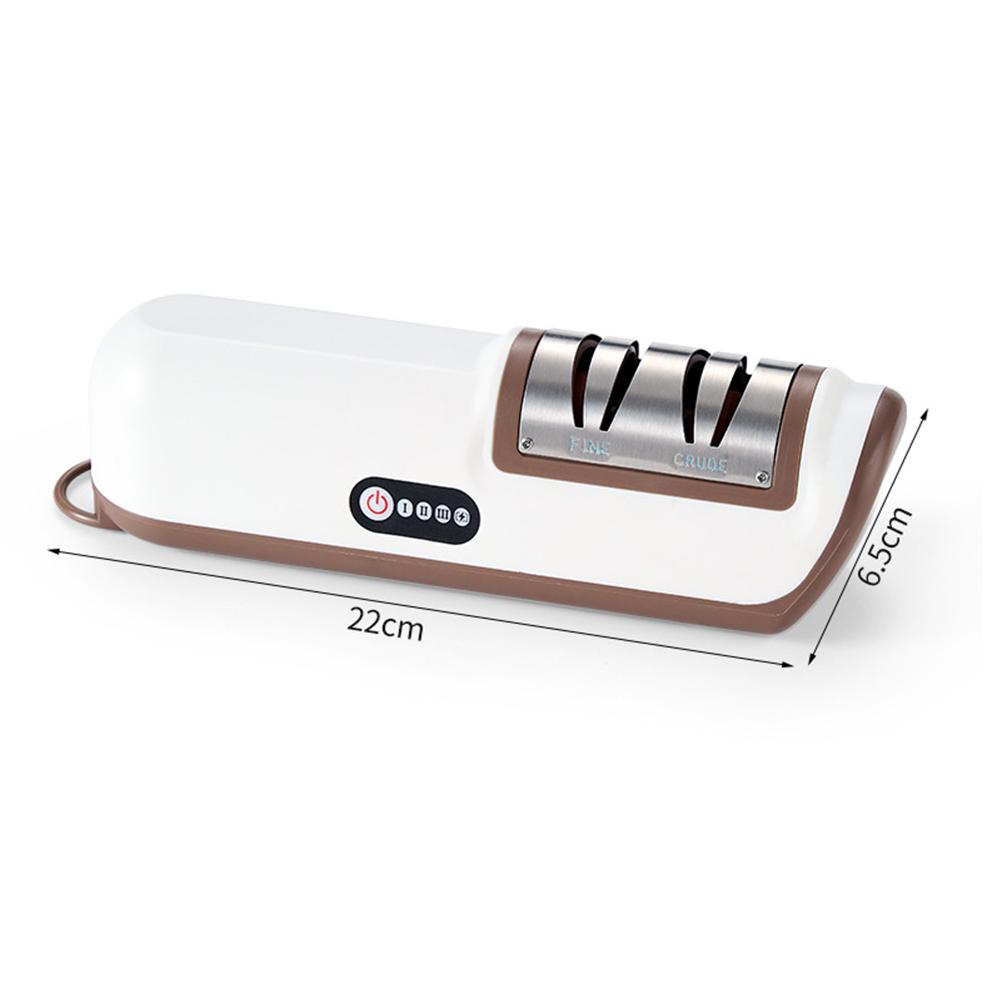 Wireless Electric Blade Sharpener Rechargeable With A USB Cable Electric Blade Sharpener Automatic Sharpening Kitchen Tools