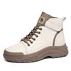 High-top shoes Martin boots women's soft leather autumn and winter new Korean version short boots sports casual shoes fashion flat women's shoes