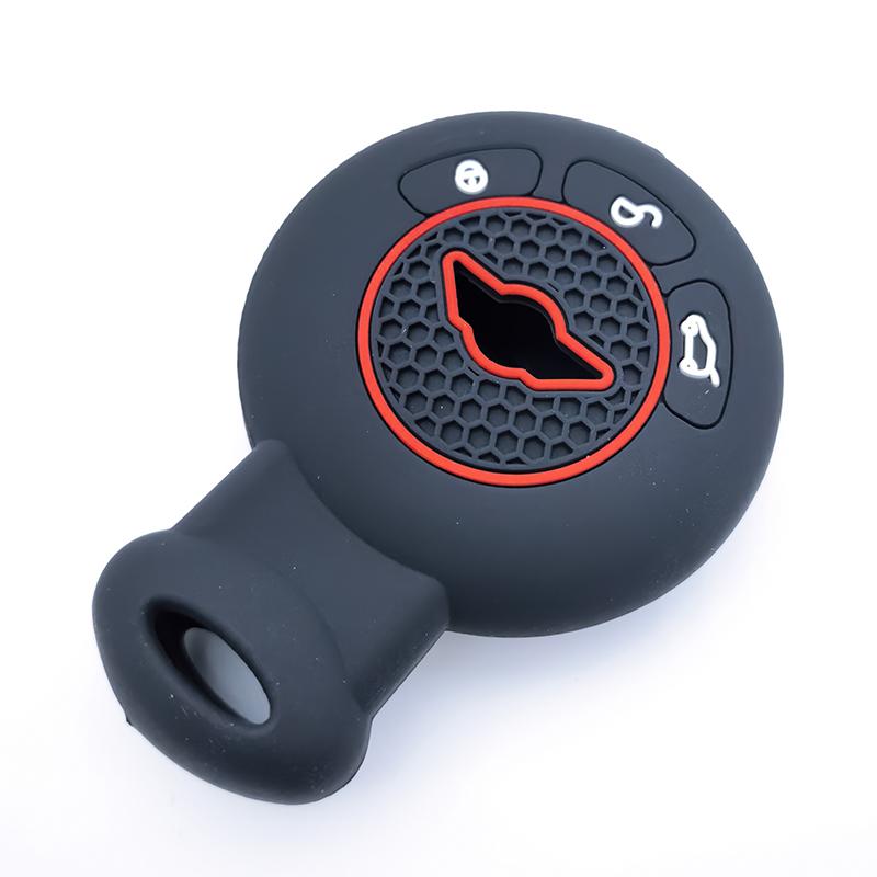 

3 Buttons Silicone Car Key Case Cover For Bmw Mini Cooper S Roadster R55 R56 R57 R58 R59 Remote Protective Skin Set Accessories