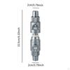 Aquarium Double Tab Connector,Aquarium Water Control,Quick Release Valve
