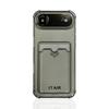 Applicable To Apple 11ProMax Transparent Black Anti-drop Card Bag IP11 Plug-in Card All-inclusive 11 Airbag 11/11 Protective Case