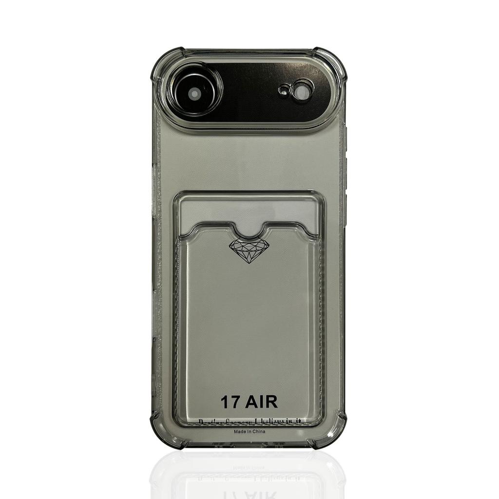 Applicable To Apple 11ProMax Transparent Black Anti-drop Card Bag IP11 Plug-in Card All-inclusive 11 Airbag 11/11 Protective Case
