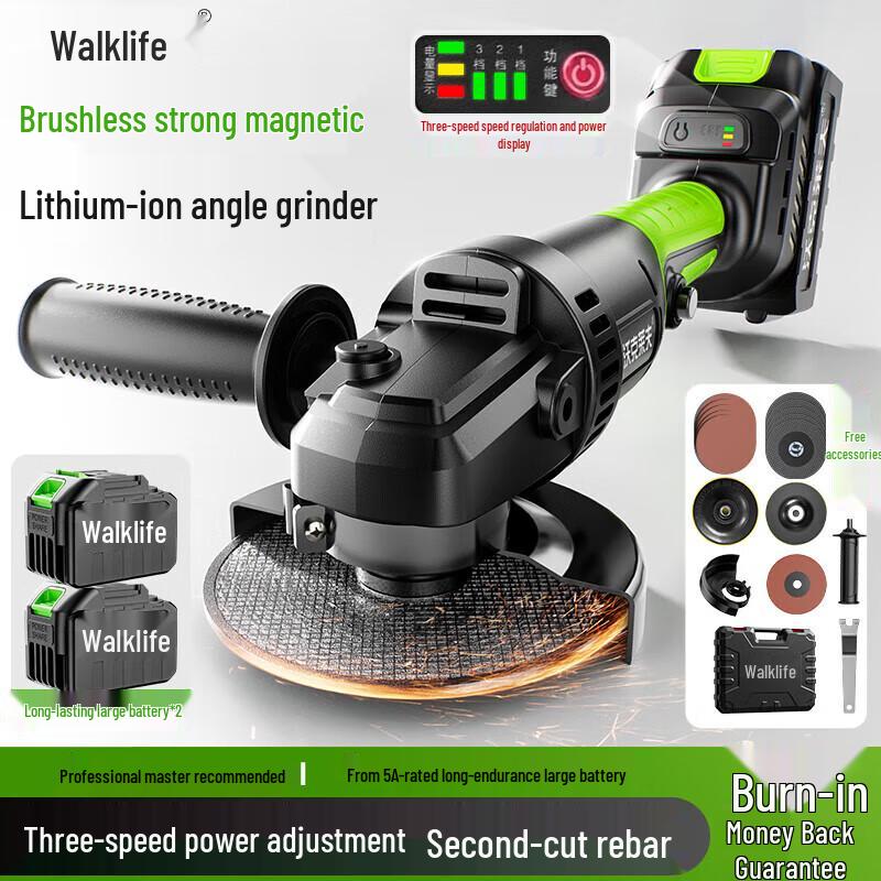 

Woklaifu 21V Cordless Multi-function Angle Grinder CN plug (adapter included)