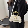 Trendy Bowknot Handbag Chic Small Square Crossbody Bag In Stylish Colors