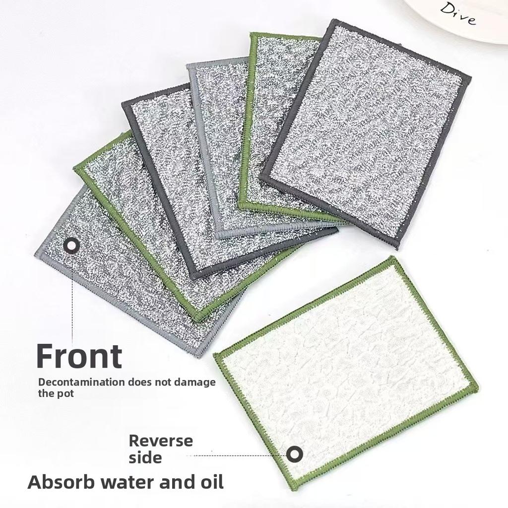 Kratzfreie Nylon-Geschirrtücher & Scheuerschwämme Set - Mehrzweck-Küchenreinigung für Töpfe, Pfannen & Geschirr (Verschiedene Größen & Stile)