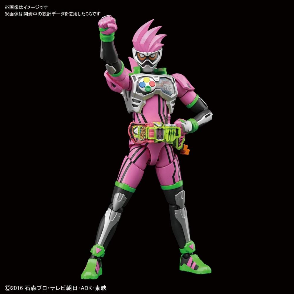 Model de plastic cu coduri de culoare pentru jucător de acțiune standard Kamen Rider Ex-Aid Nivel 2