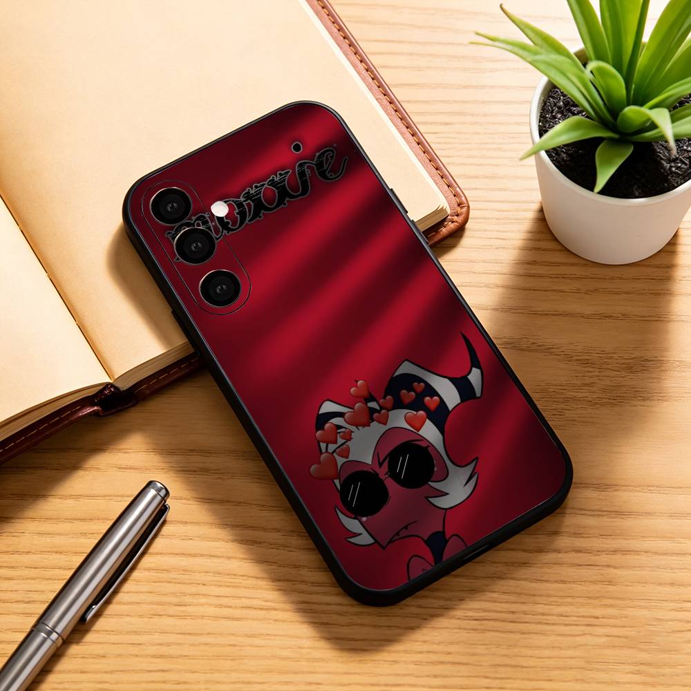 H-Helluva Boss M-Moxxie Phone Case For Samsung Galaxy A73,A72,A71,A70,A53,A52,A51,Others Soft Black Cover