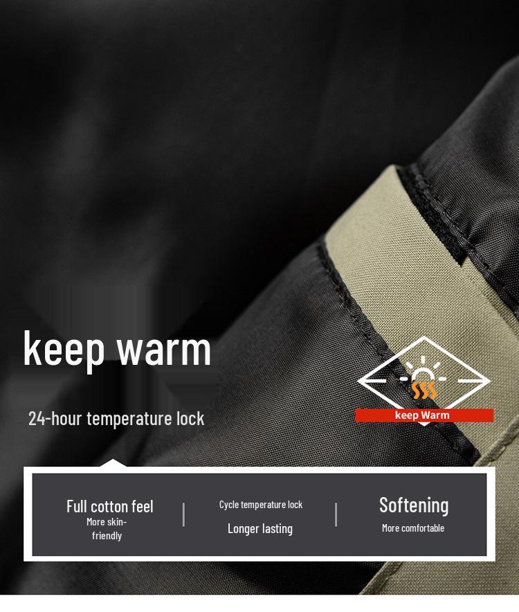 Winddichte Winterjacke für Herren aus Baumwolle mit warmem Pelzkragen – Jugendmode, trendiges Revers, vielseitiges Design