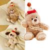 Adorable Bear Plush Toy For Girls Birthday Gift Soft Stuffed Animal Doll 25cm