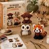 Kit Artigianale Animale con Perline 3D Nessuna Esperienza Richiesta Set di Perline Animali Fai-da-te per Principianti Divertente Hobby per Alleviare lo Stress per Adulti Adolescenti