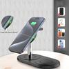 3 in 1 wireless charger 15W for Apple magnetic wireless charger multi-function desktop mobile phone holder