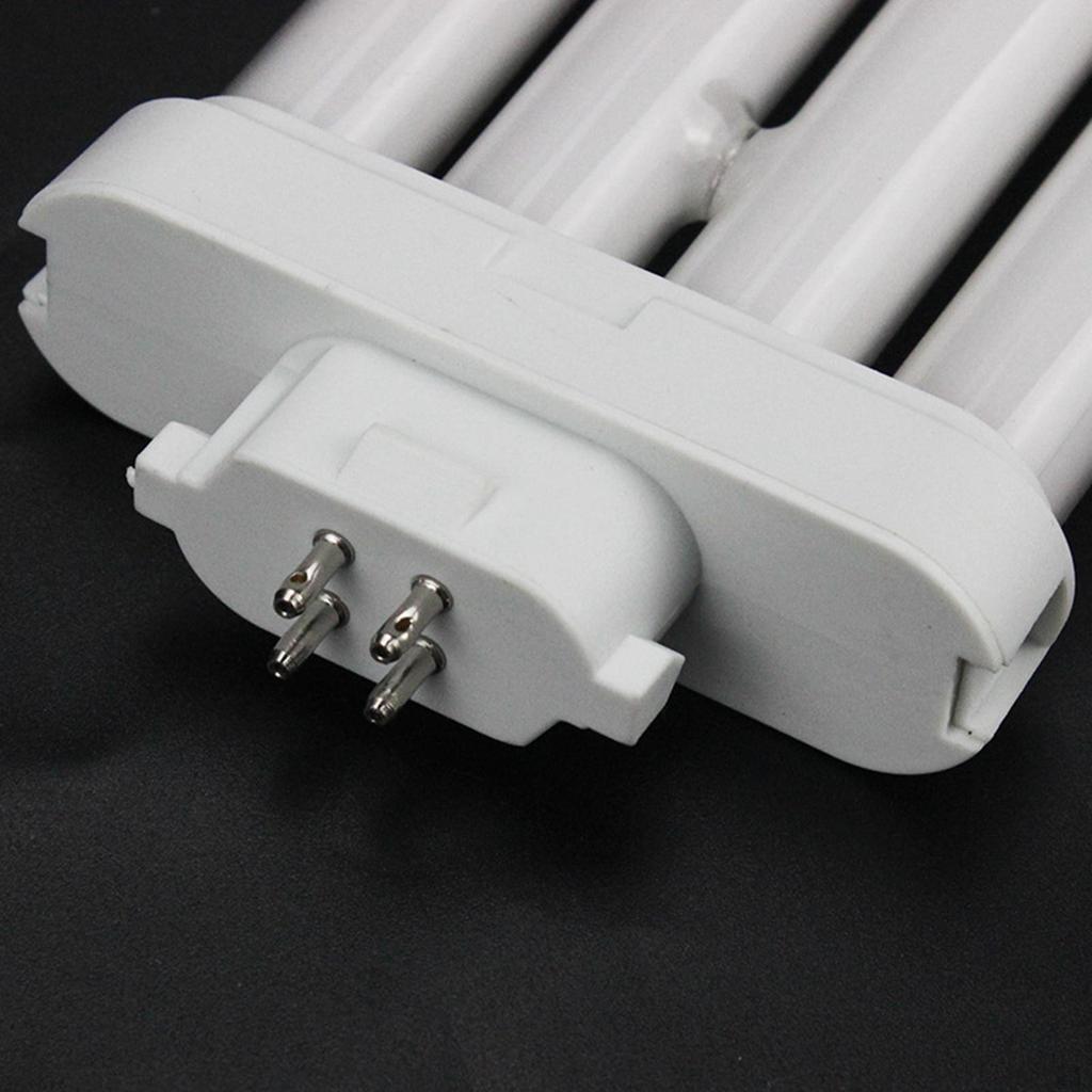 Quad Tube Lamp Light Desk Indoor 4 Pin Compact Fluorescent Plug in