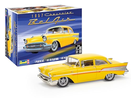 

German Revell and American Revell 1/25 57 Chevy Bel Air Plastic Model 14551