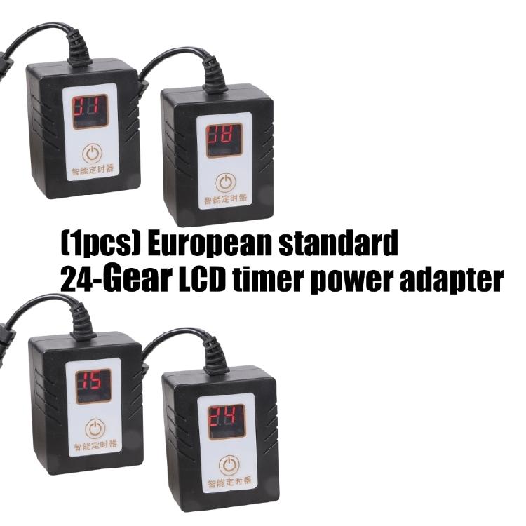 LCD Programmable Outlet Timer Energy Saving Aquarium Timer Black Adjustable LED Dimmer Controller Fish Tank Timer