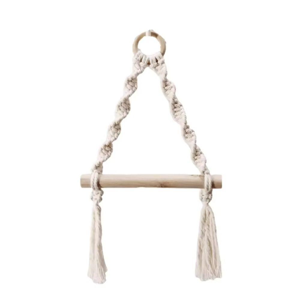 

Богемия Плетеный вручную держатель для бумаги Хлопковая нить Стойка для хранения салфеток Держатель туалетной бумаги Отель белый