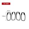 Carbon Fiber Interior Door Handle Cover Trim For BMW E60 5series 2006-2010
