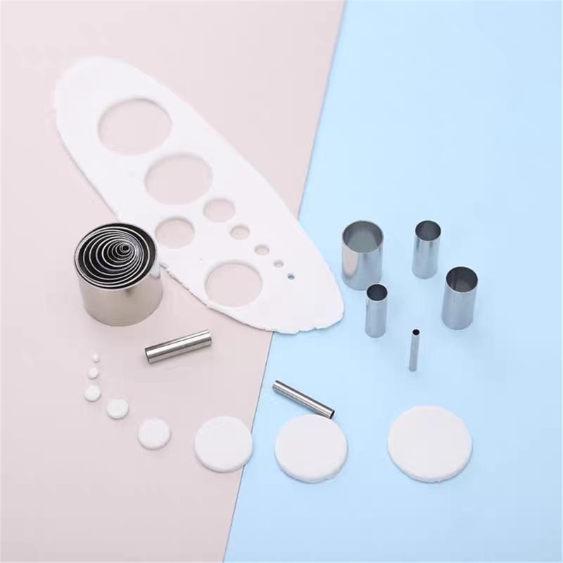 Juego Profesional de Punzones Huecos para Manualidades y Repostería Con Caja de Almacenamiento