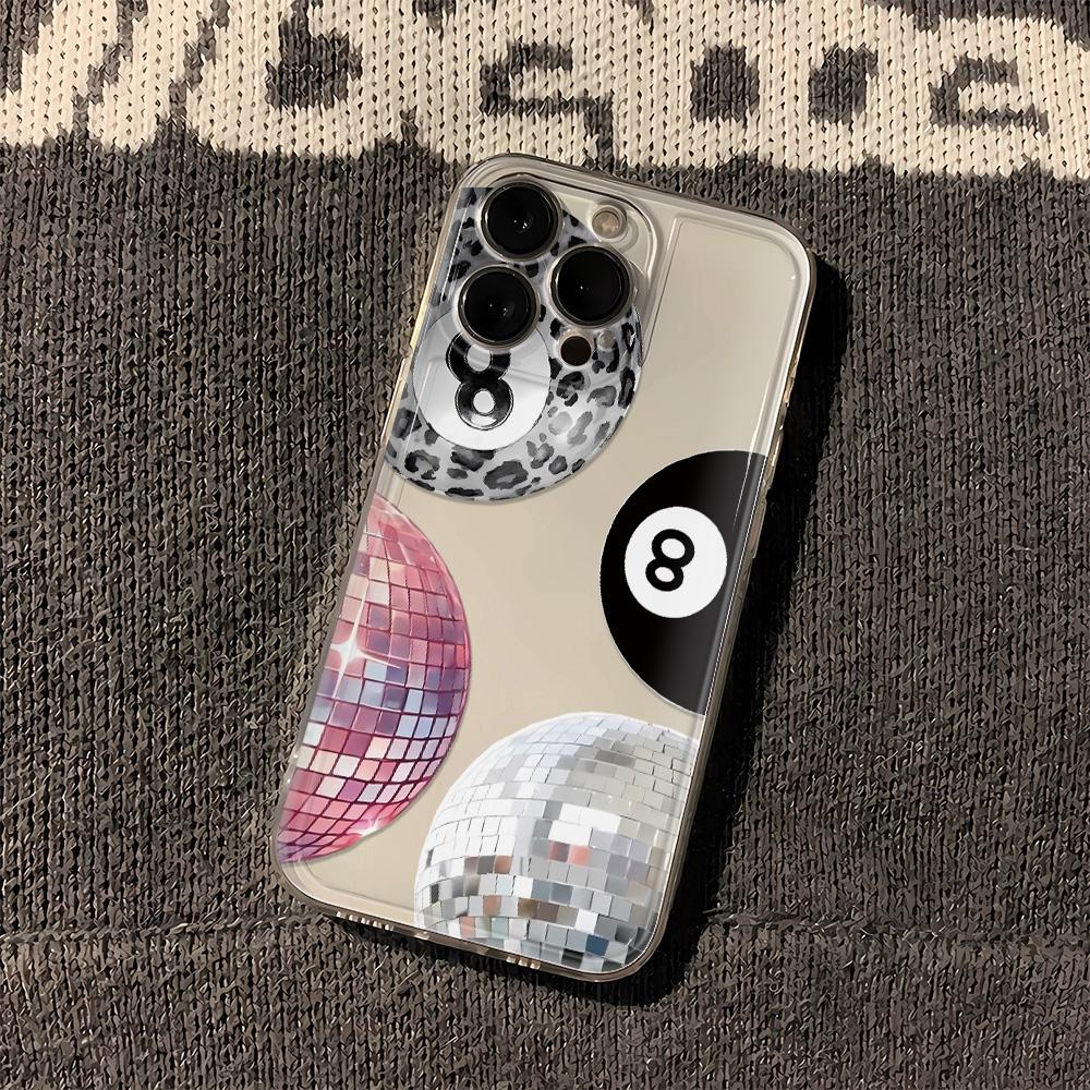

Creative Pool Clear Phone Case For iPhone 17 16 15 11 12 14 13 Pro Max Mini XS XR 7 Plus 16E Shockproof Transparent Cover Fundas iPhone 7