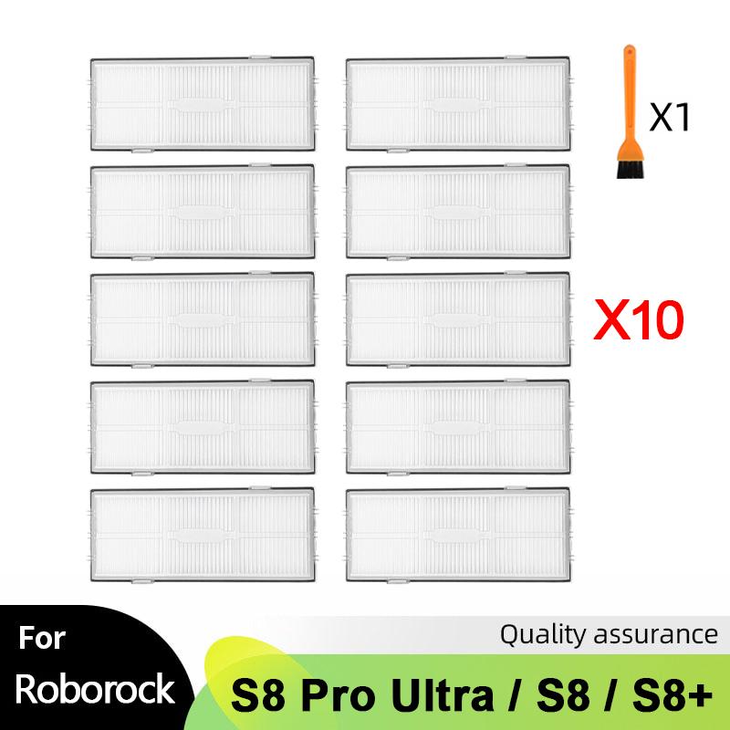 For Roborock S8 S8 Pro Ultra S8+ G20 Robot Vacuum Spare Parts Main Side Brush Mop Hepa Filter Dust Bag Cleaning Rolling Brush
