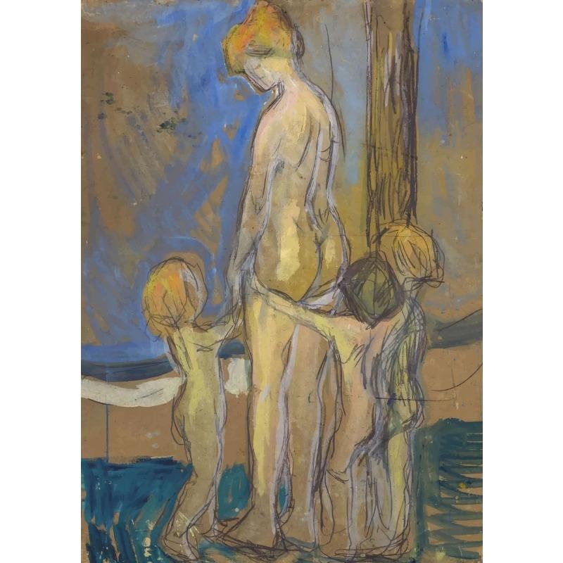 Edward Munch Obras de Arte Póster Figura Abstracta Retrato Pintura en Lienzo Impresión Arte de Pared Imagen para Sala de Estar Decoración del Hogar Regalo