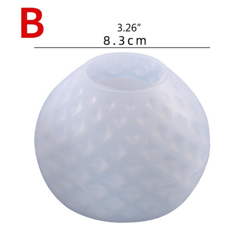 1PC Flowerpot Plant Pot Epoxy Resin Mold Candlestick Candle Holder Silicone Mould DIY Crafts Home Decorations Casting Tool