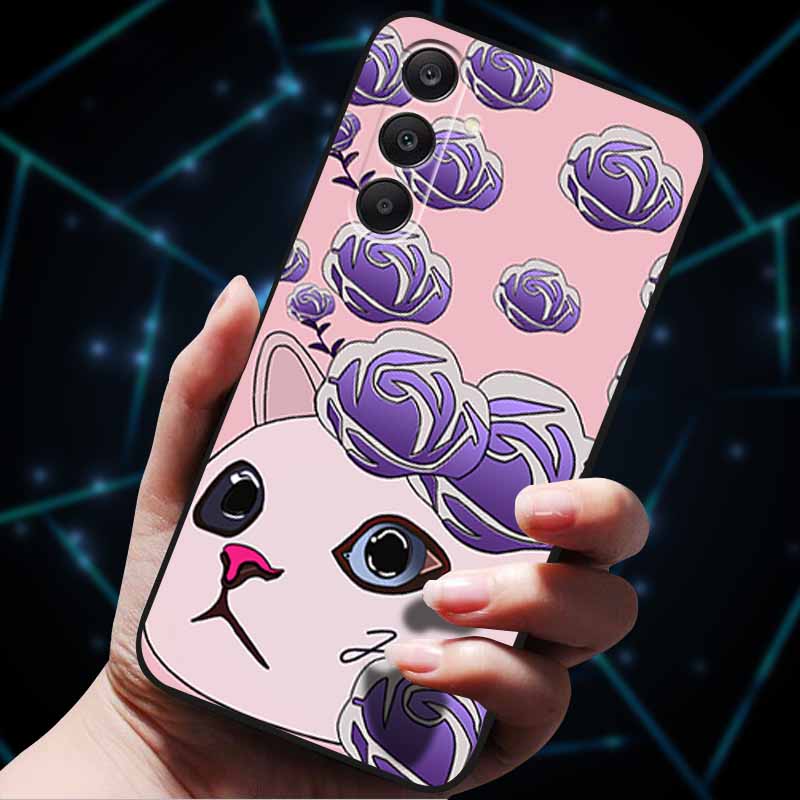 3D Flowers Emboss Fundas For Samsung A25 A35 A55 5G Case Soft Silicone Phone Cases for Galaxy A25 5G Back Cover Shell SamsungA55