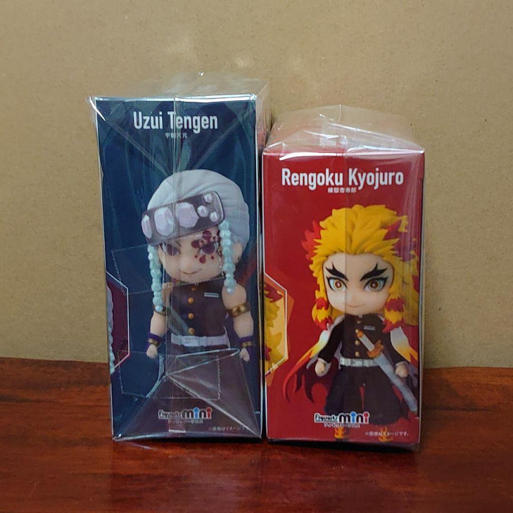 [USED] Demon Slayer Figuarts Mini Rengoku Kyojuro and Uzui Tengen Demon Slayer Figures