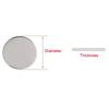 20 Pezzi Diametro 13/14/15/16/18/20mm Spessore 1mm-3mm Acciaio Inossidabile 304 Disco Piatto Circolare Rondella Piatta