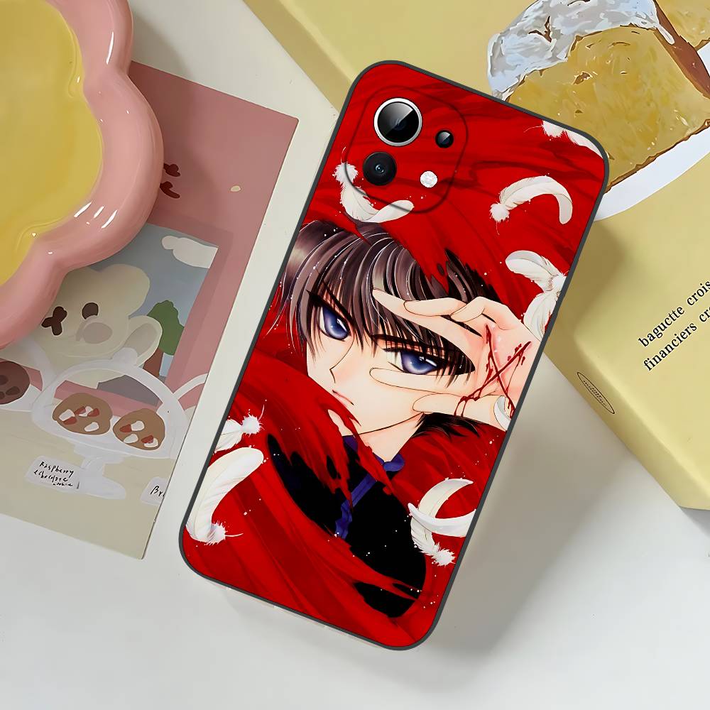 

Аниме М-Манга Рыцарь-Вампир Тонкий Черный Ударопрочный Чехол для Телефона Подходит для Xiaomi 12,11,12S Ultra и Redmi Note 11,10T,9,9A,8Pro,8T,5G Xiaomi11