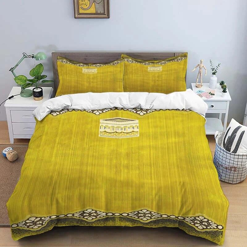 Muslim Prayer Kawaii  Bedding Sets New Greek Key Meander Duvet Cover Sets Bed Linens Queen King Size Modern Geometric Bedspread