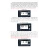 Universal LCD Voltmeter Battery VoltTester Panel DC8-100V VoltGauge VoltmetreMonitor with Percentage Display Backlit