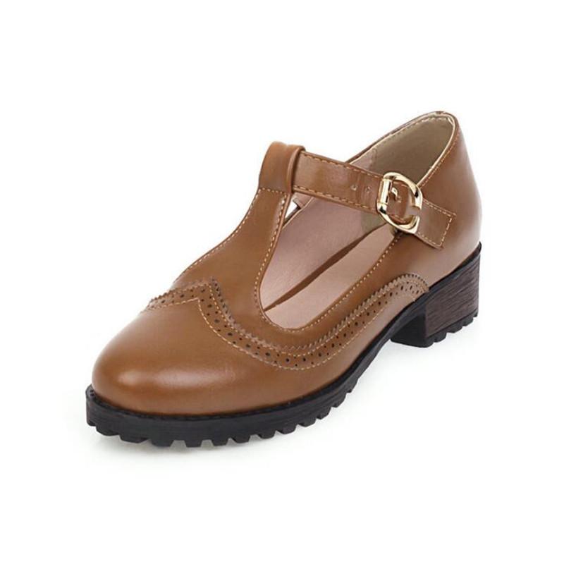 

Весна 2025 Обувь для девочек Новые туфли Мэри Джейн на платформе Женские туфли на массивном каблуке Винтажная обувь Лолиты Лакированная кожа Женские туфли на высоком каблуке 43