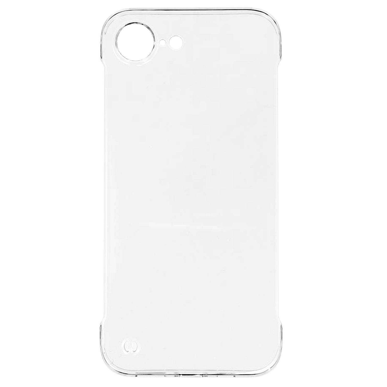 

For iPhone 16e Case Transparent PC Borderless Phone Cover A