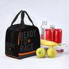 Ready To Race Logo Isolierte Lunch-Tragetasche Rennsport Motorradfahrer Tragbare Thermokühltasche Bento-Box Arbeit Schule Reise