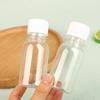 5 Piezas 60ML Botellas Pequeñas de Plástico Botellas de Chupito de Jengibre Con Tapas Botellas Mini de Jugo Contenedor de Botella de Líquido Reutilizable A Prueba de Fugas