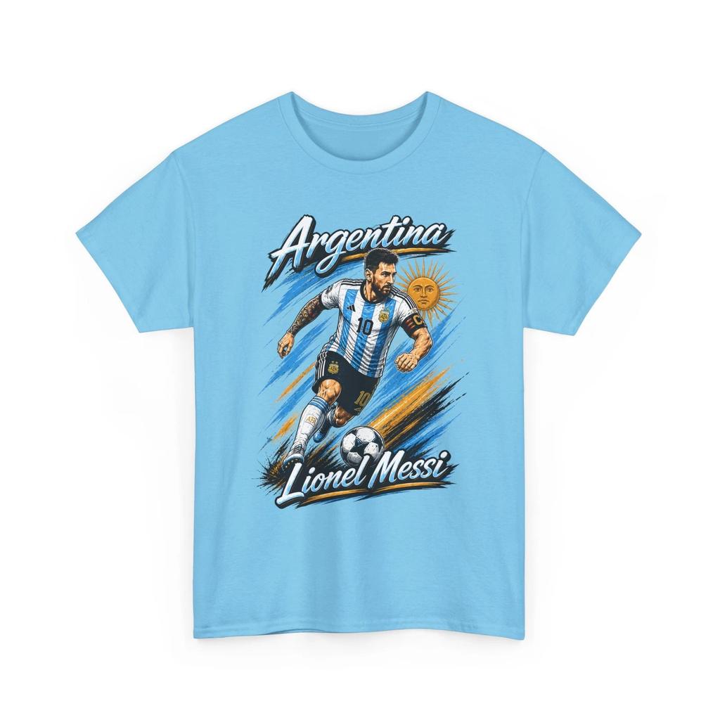 Argentina Soccer Player Tee | Lionel Messi Graphic  Children's T-shirt