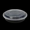 Einweg-Kunststoff-Runde Takeout-Boxen mit Deckel