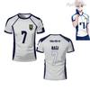 Maglia Anime Giapponese Nagi Seishiro Niko Ikki Stampa 3D T-Shirt Uomo Donna Manica Corta Calcio Abbigliamento Sportivo Costume Cosplay Top Tee