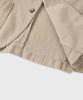 Panicale Beige Garment-Dyed Casual Cotton Jacket