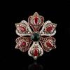 Baroque Style Vintage Women Men Crystal Brooch Retro Badges Lapel Pin Party Corsage Jewelry Accessories